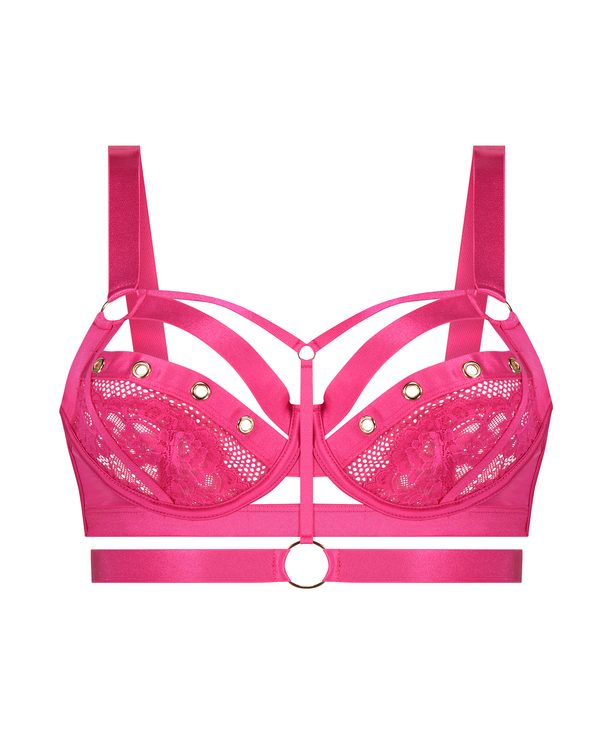 icke-formpressad longline bygel-bh Sadie, Rosa, main