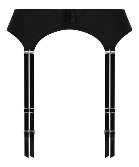 Strumpeband Smooth, Svart