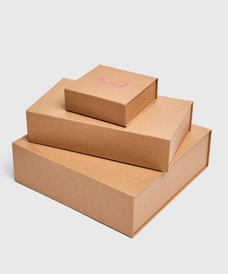 Lyxig presentask Medium, Vit