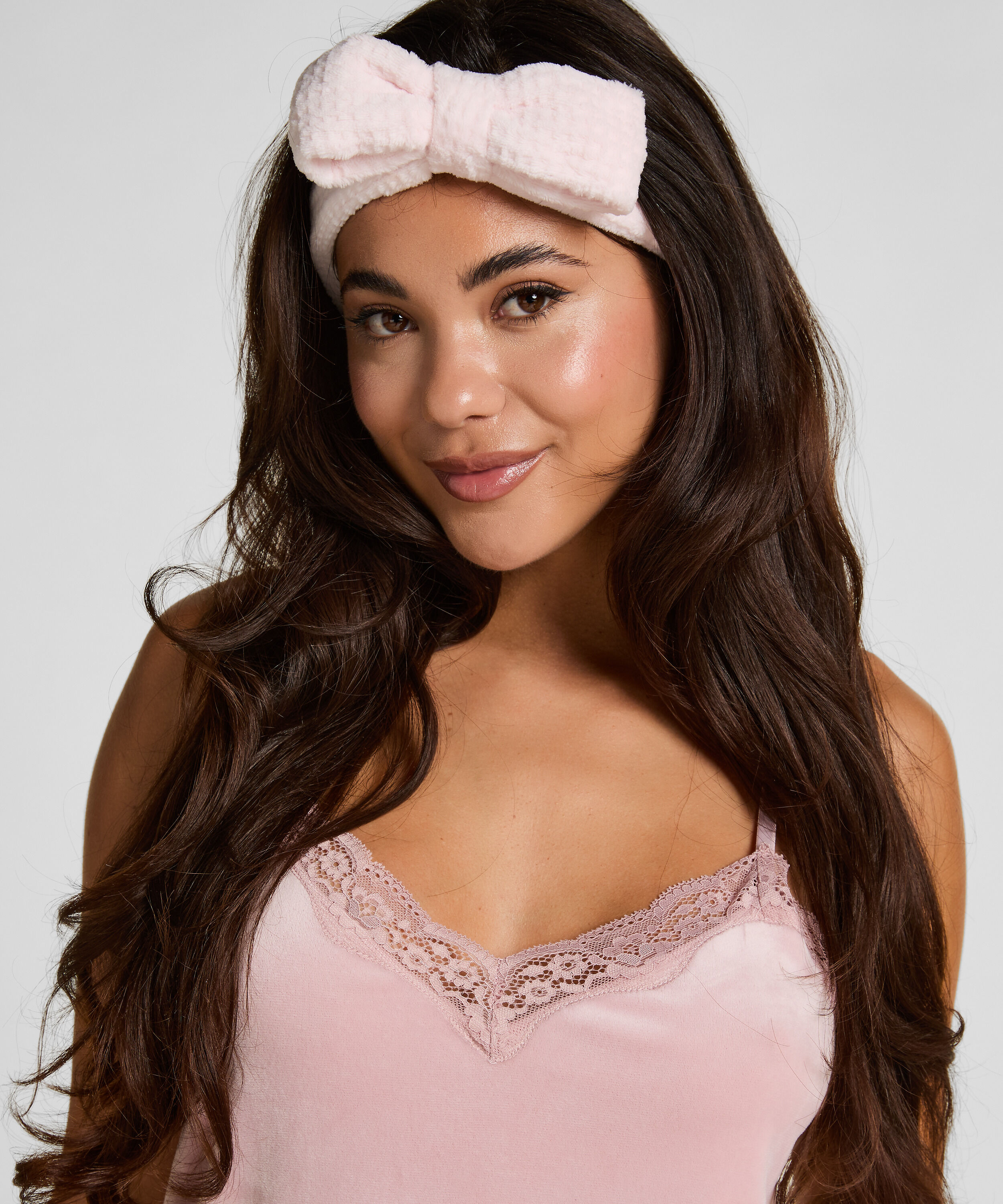 Hårband och scrunchie, Rosa
