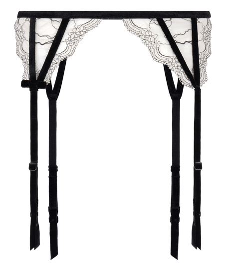 Strumpeband Agnes, Vit