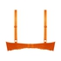 Icke formpressad bygel-bh Marine, Orange