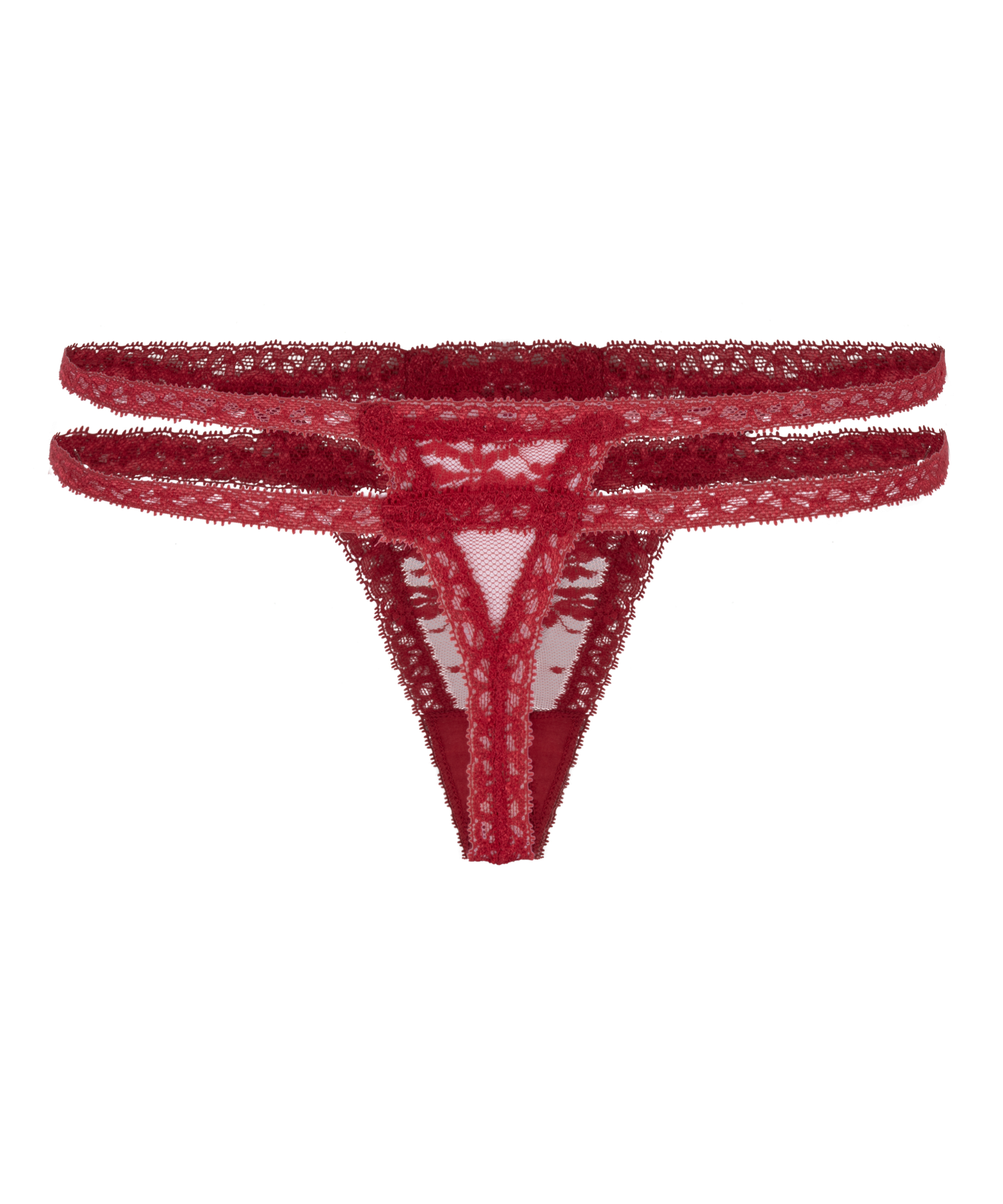 Irina stringtrosa, röd, main