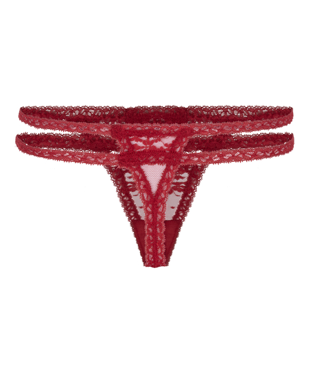 Irina stringtrosa, röd