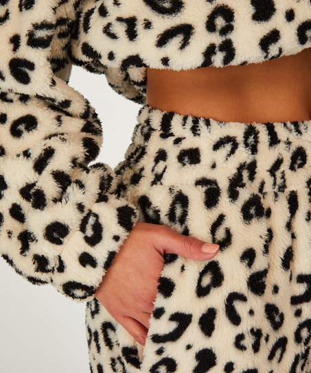 Mysbyxor i fleece, Svart