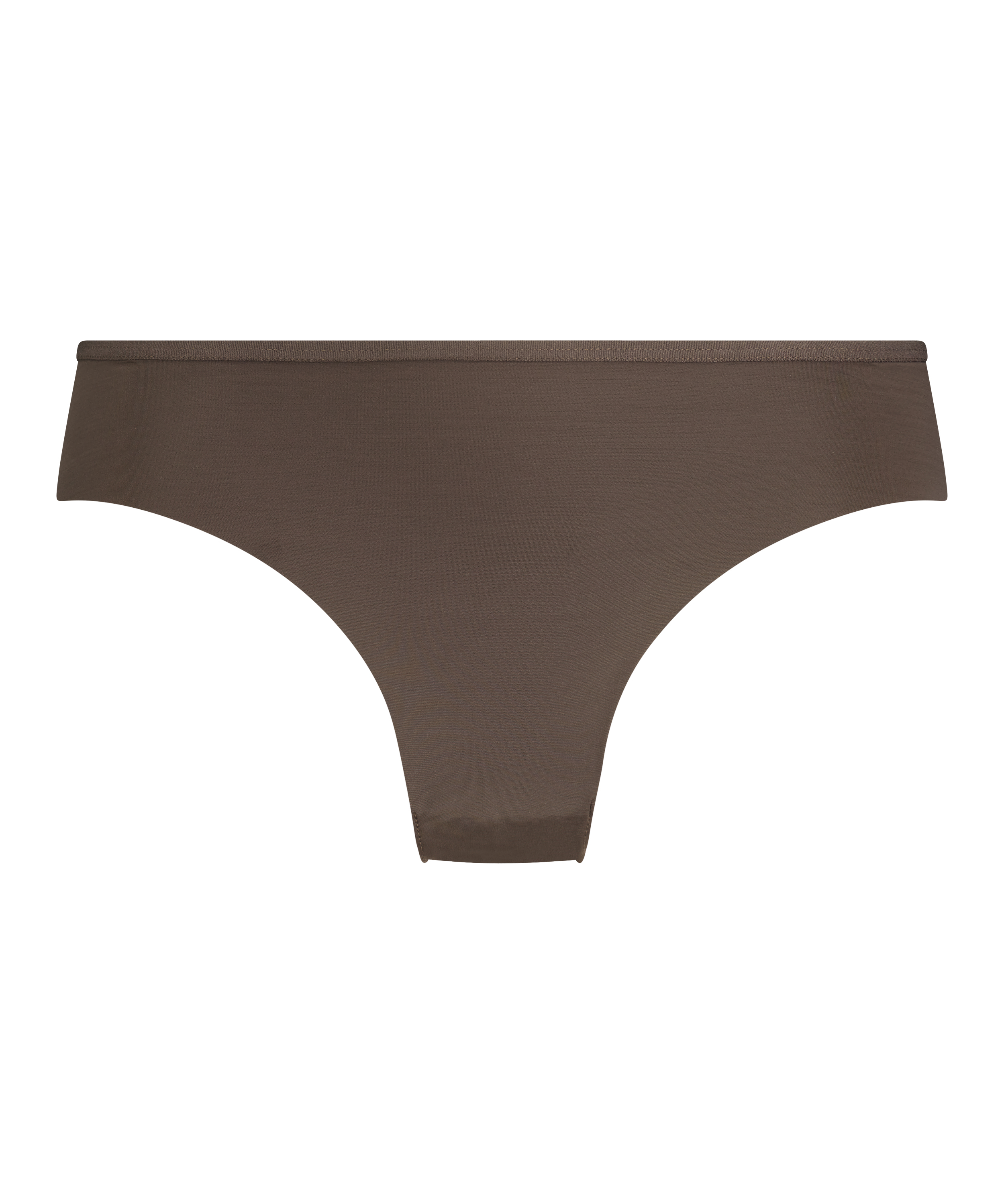 Brazilian-trosa Invisible Lace Back, Brun, main