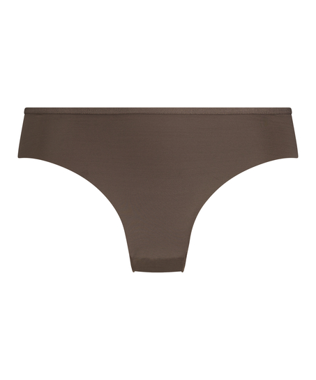 Brazilian-trosa Invisible Lace Back, Brun