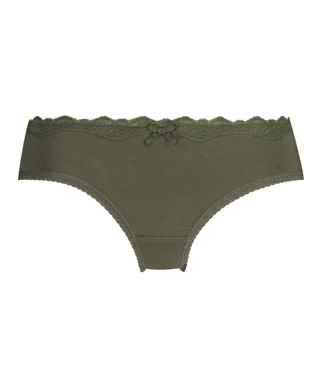 Brazilian-trosa i bomull, Gr&ouml;n