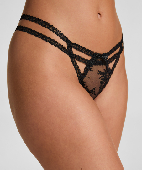 Stringtrosa Irina, Svart