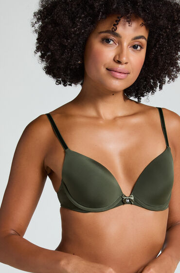 Hunkemöller Formpressad bygel-bh Plunge Grön — produktbild