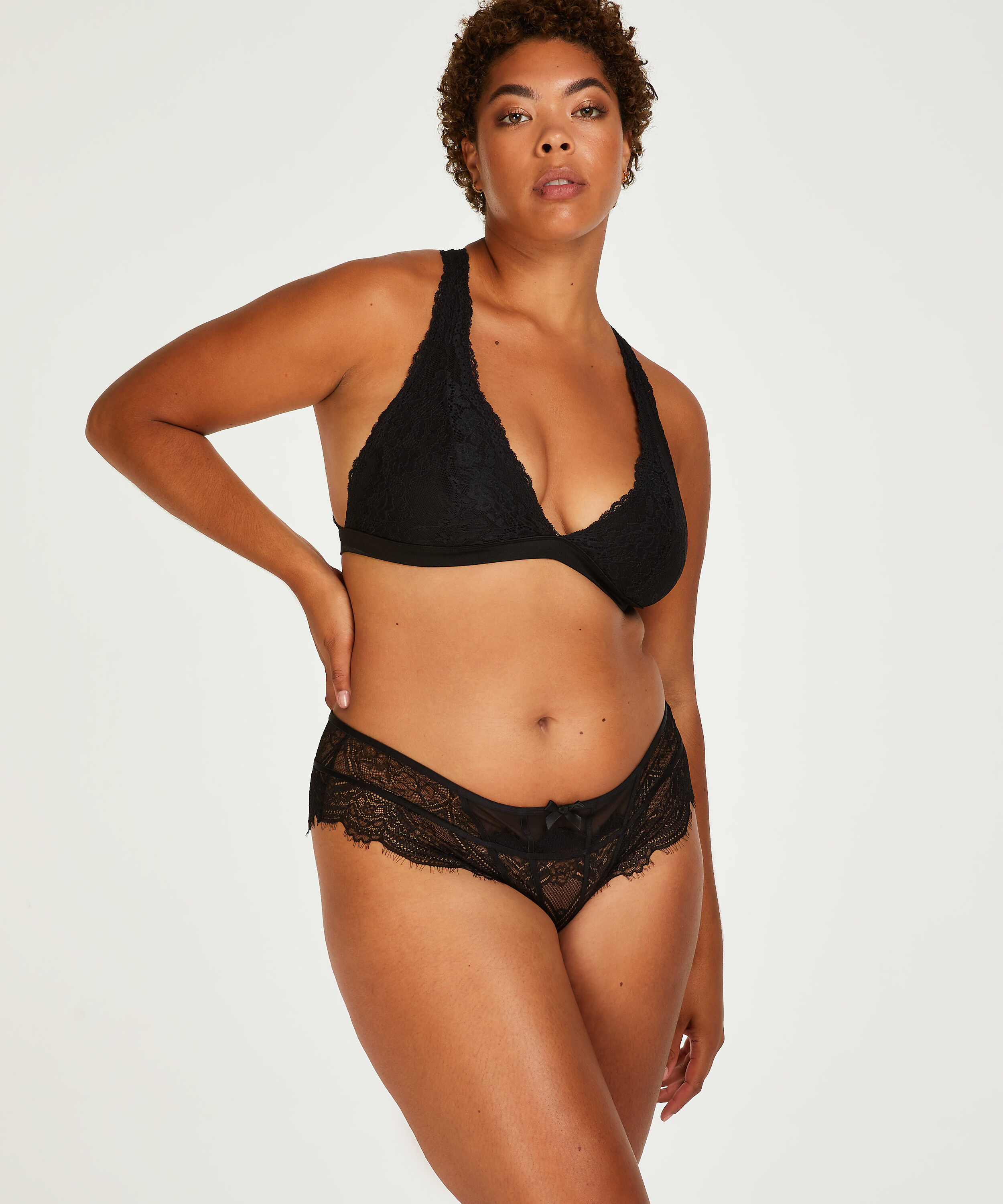 Lillie brazilian-trosa Curvy, Svart