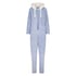 Fleece-onesie, blå