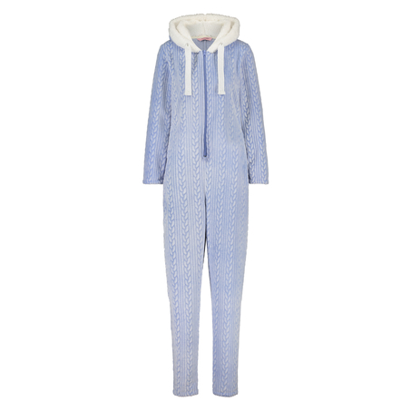 Fleece-onesie, blå