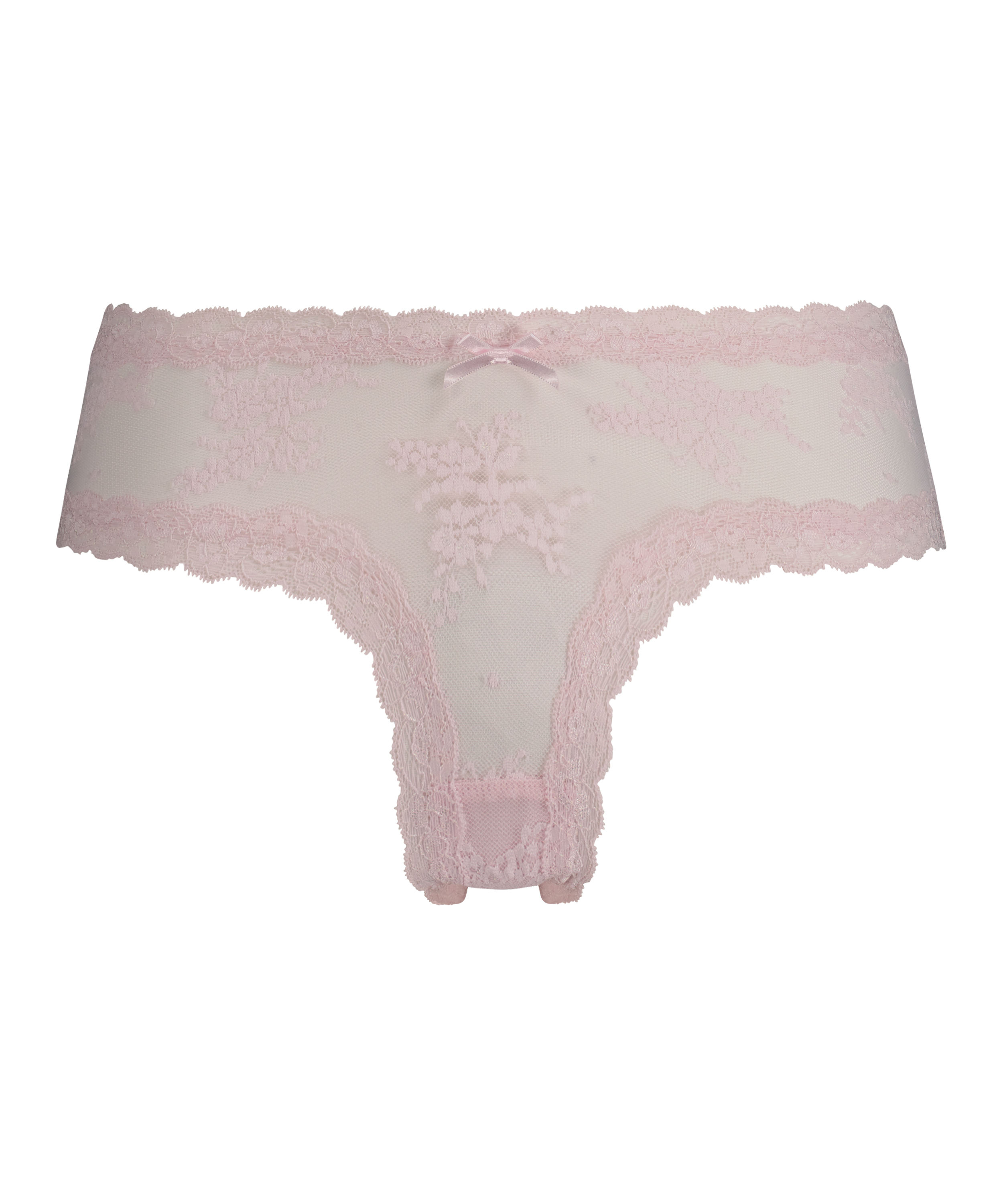 Brazilian-trosa V-shape Floral Mesh, Rosa, main