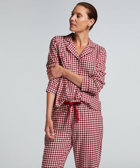 Pyjamasset Flannel, Röd