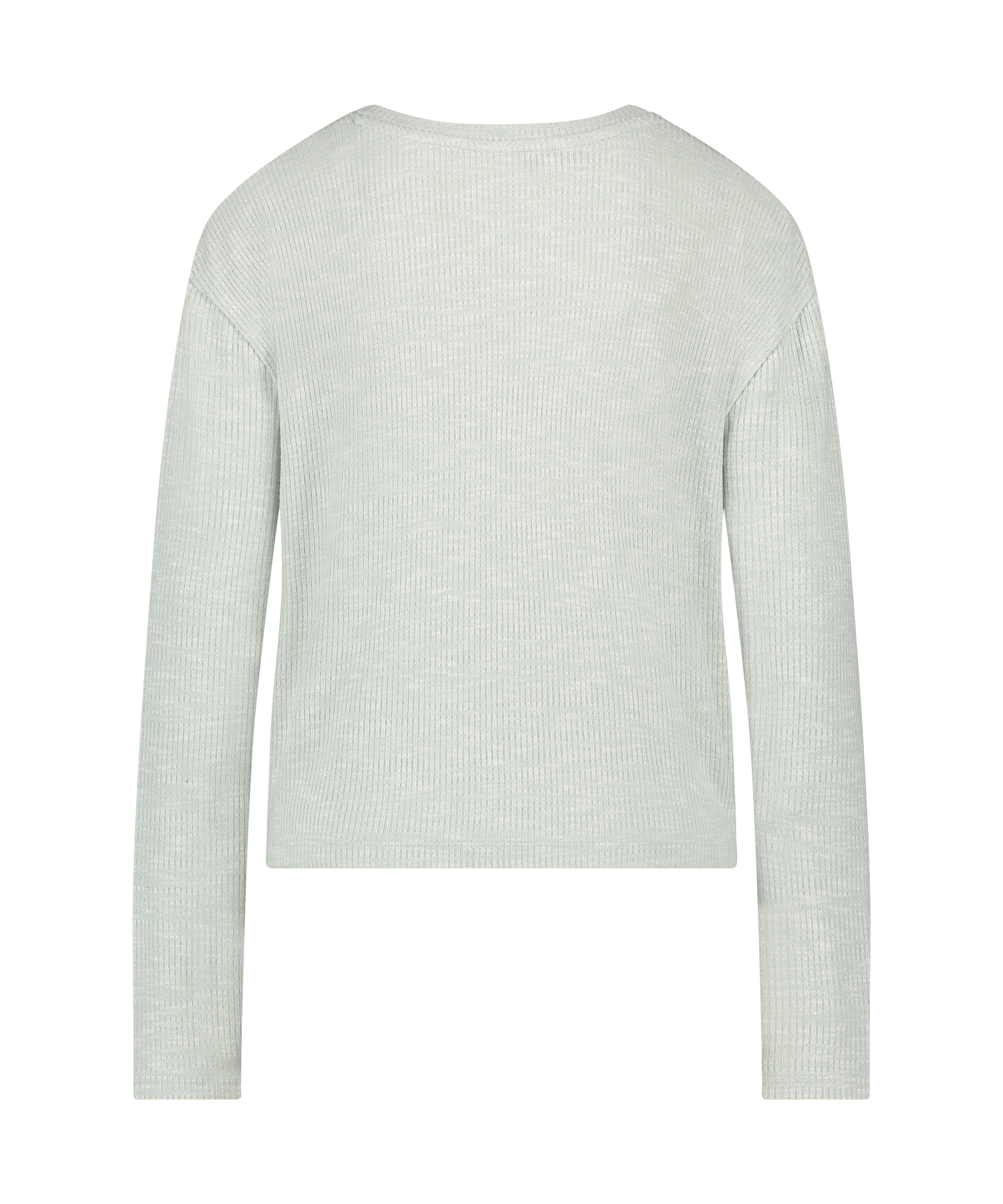 Långärmad pyjamastopp, Grön, main