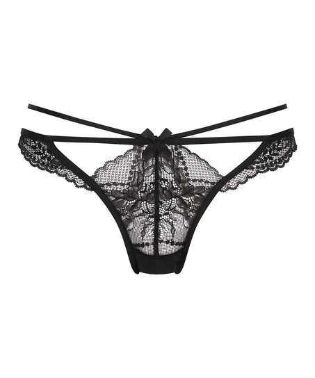 Lauren stringtrosa, Svart