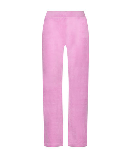Tall Pyjamasbyxor i velour, Rosa