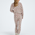 Pyjamaset med väska, Beige