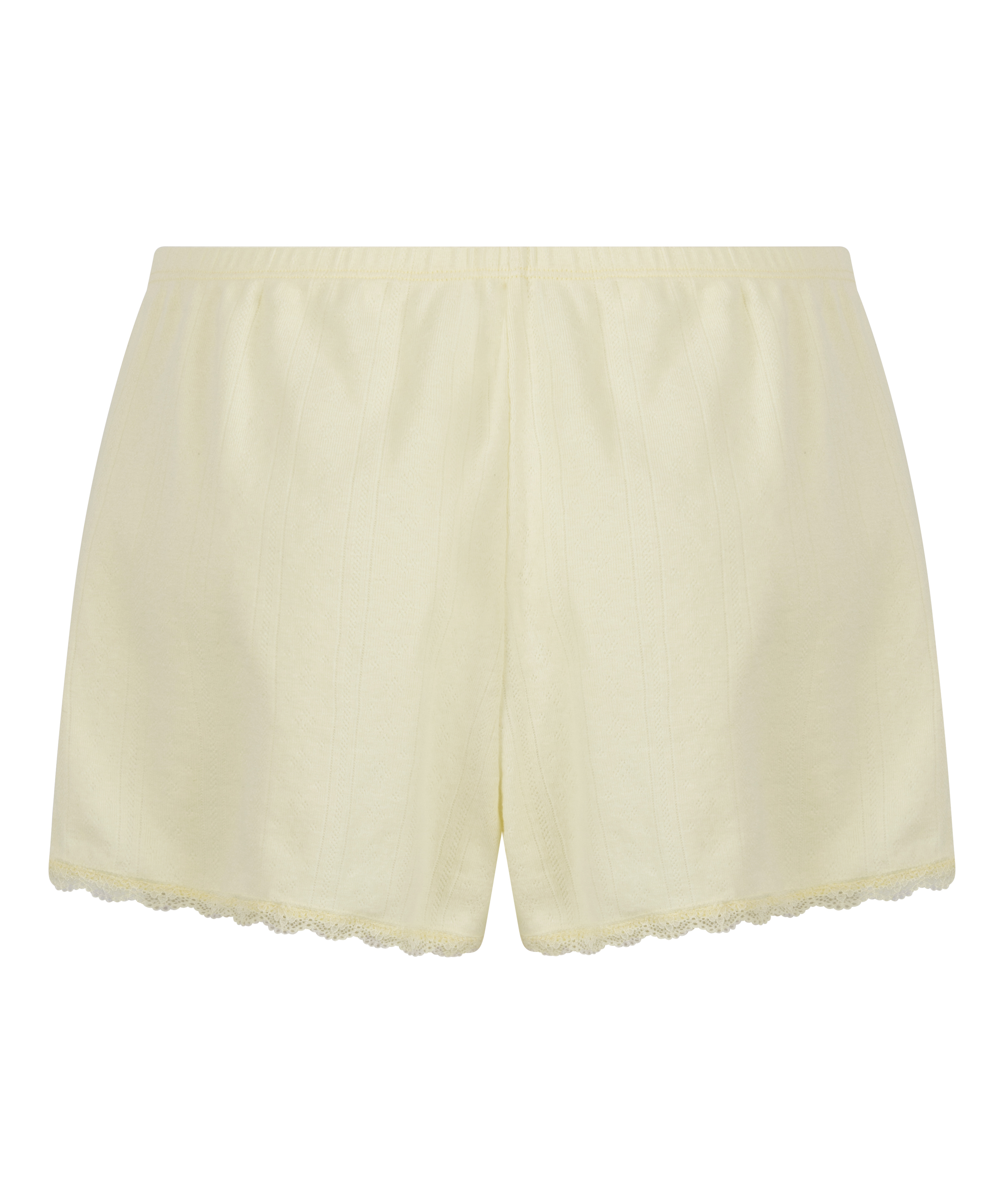 Pointelle-shorts, Gul, main