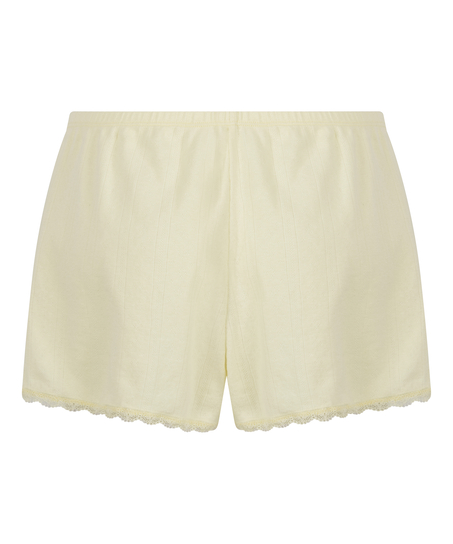 Pointelle-shorts, Gul